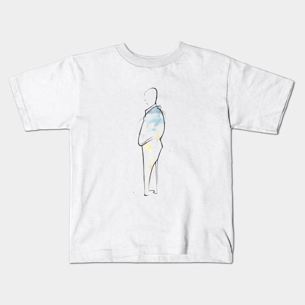 Everyday life Kids T-Shirt by Maria Mi Art